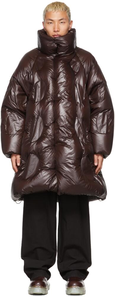 Moncler Genius Moncler Dingyun Zhang Brown Down Iaphia Coat Cover