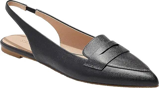 Jack Rogers Pennie Sling Back Ballet Nappa (Black) Women's Flat Shoes Cover