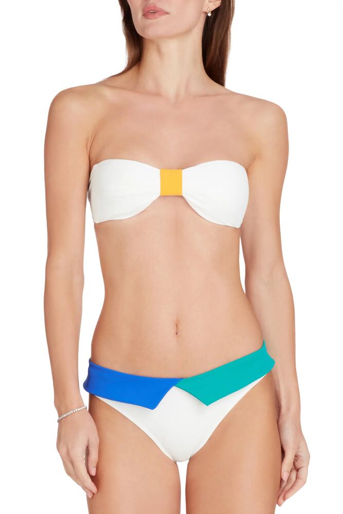 VALIMARE Capri Bandeau Bikini Top in Off White Cover