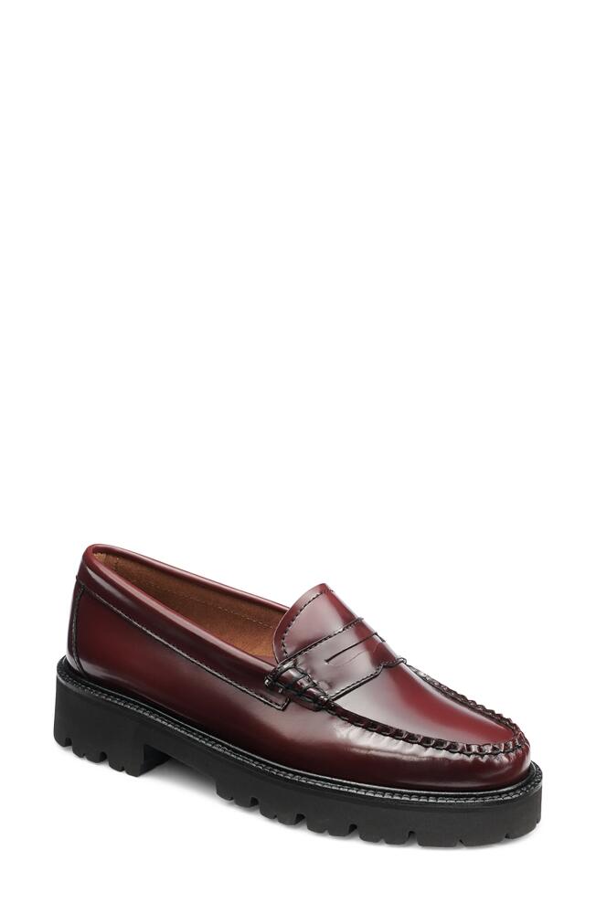 G. H.BASS Whitney Super Lug Sole Penny Loafer in Wine Cover