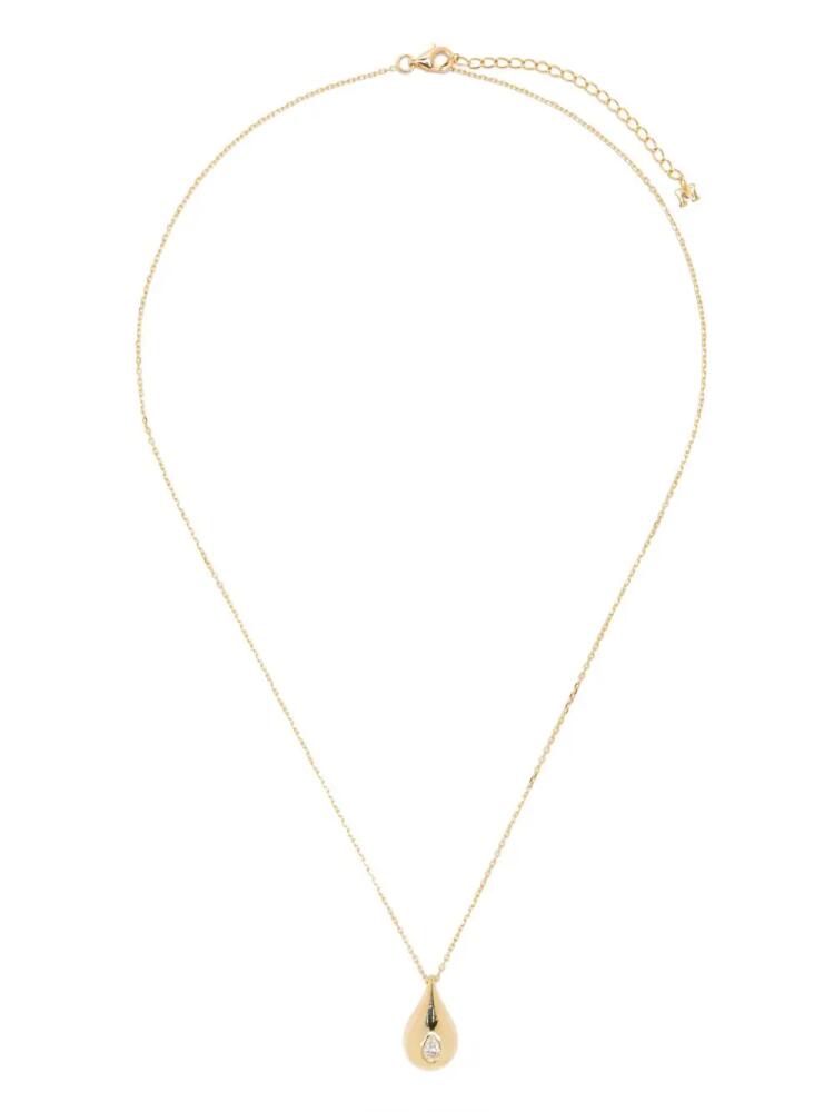 Mateo 14kt yellow gold Water Droplet necklace Cover