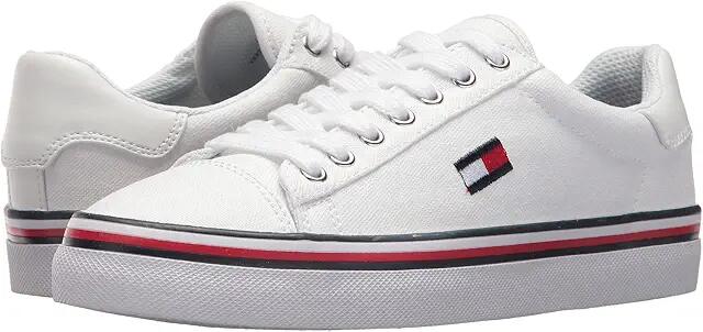 Tommy Hilfiger Fressian (White Multi Fabric) Women's Shoes Cover