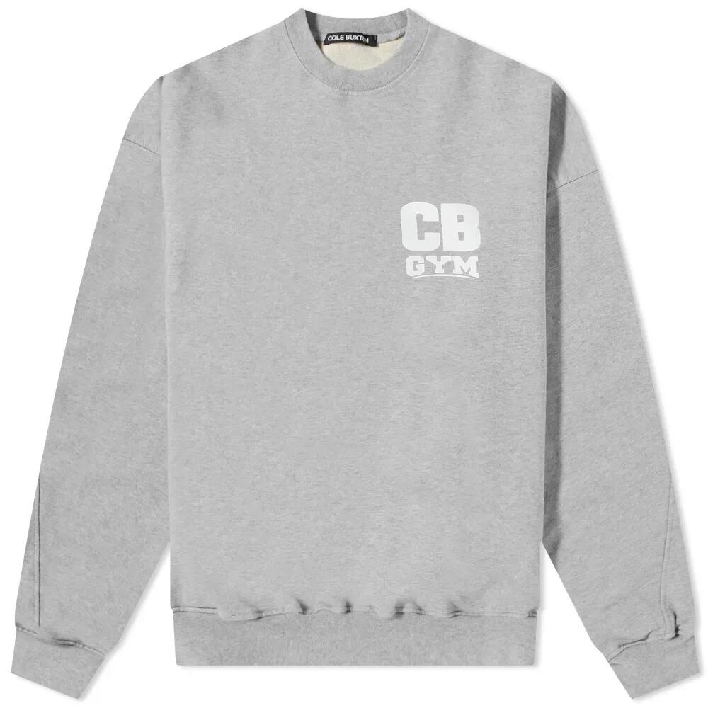 Cole Buxton Men's Gym Crew Sweat in Grey Marl Cover