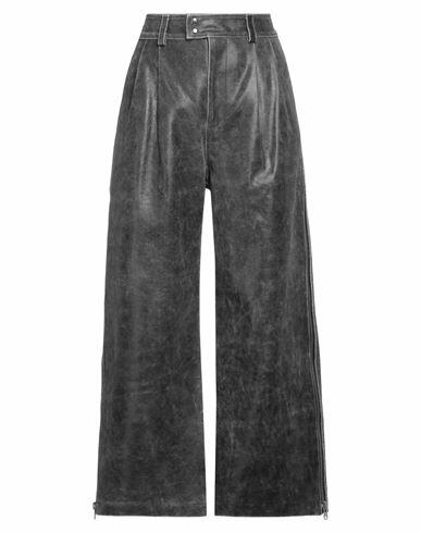 Vaquera Woman Pants Steel grey Cowhide Cover