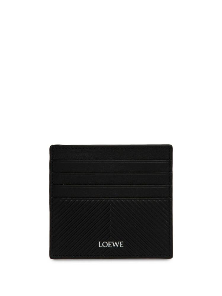 LOEWE stamped card holder - Black Cover