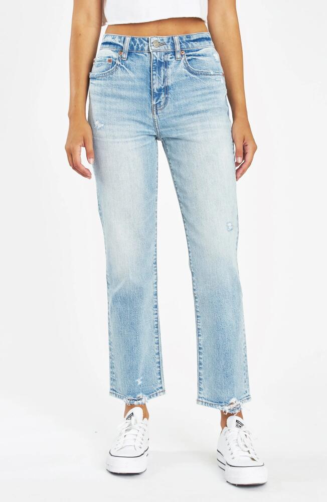 DAZE Straight Up High Waist Ankle Straight Leg Jeans in High Key Cover