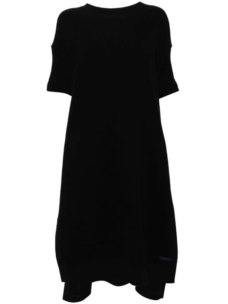 Yohji Yamamoto side-slit midi dress - Black Cover