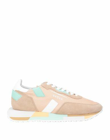 Ghōud Venice Woman Sneakers Sand Leather, Textile fibers Cover