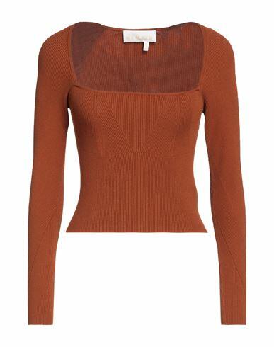 Remain Birger Christensen Woman Sweater Brown Viscose, Polyester Cover