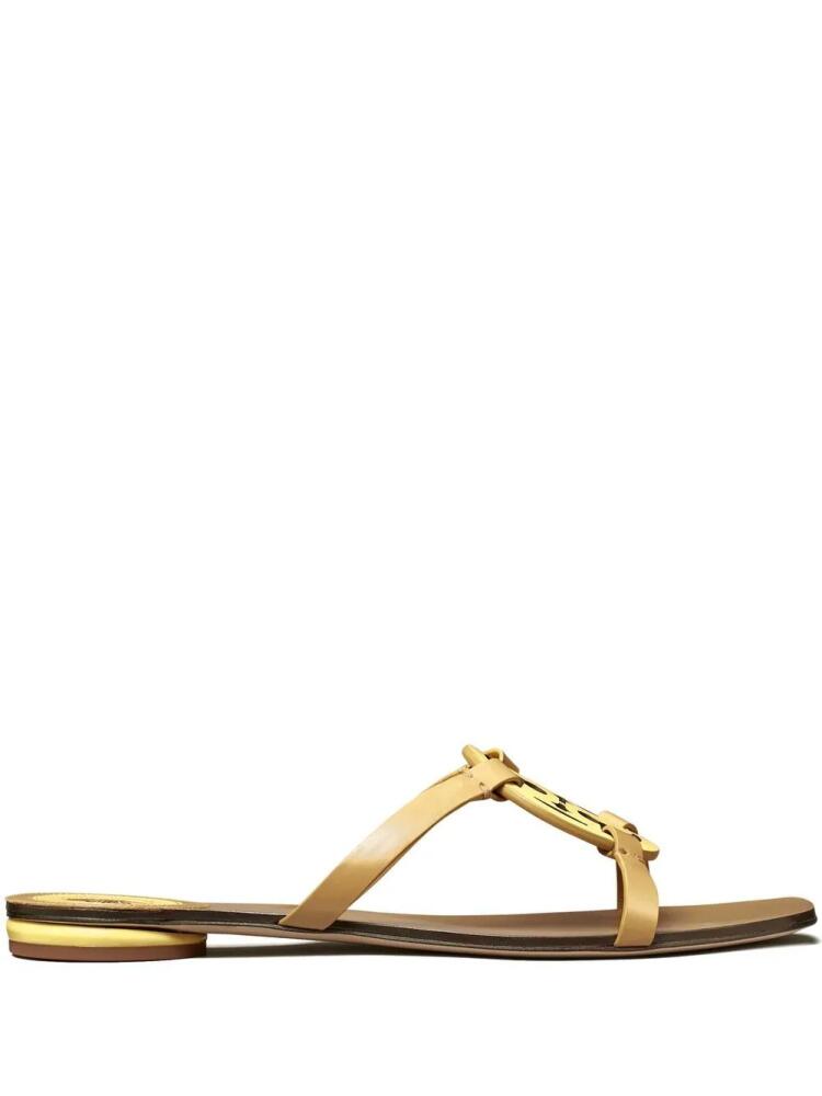 Tory Burch Geo flat slides - Neutrals Cover