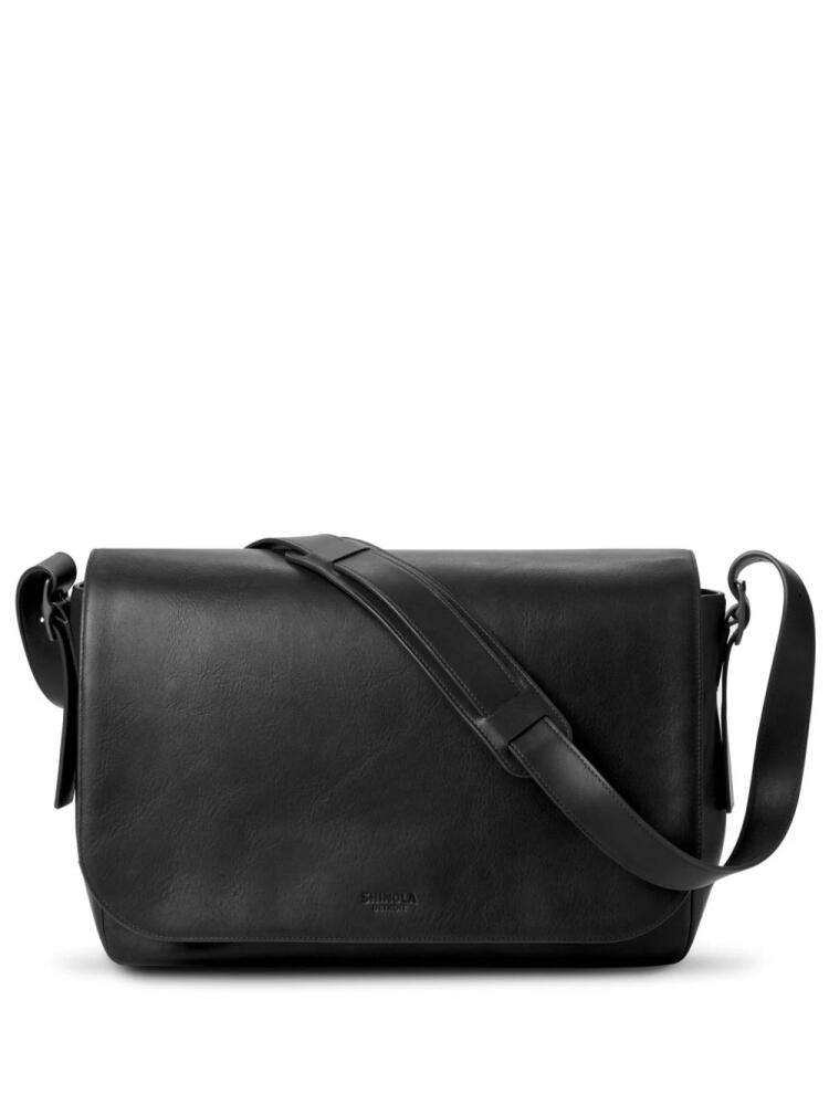 Shinola Runwell leather messenger bag - Black Cover