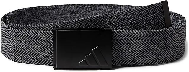 adidas Golf Golf Stretch Heather Web Belt Reversible (Black) Men's Belts Cover