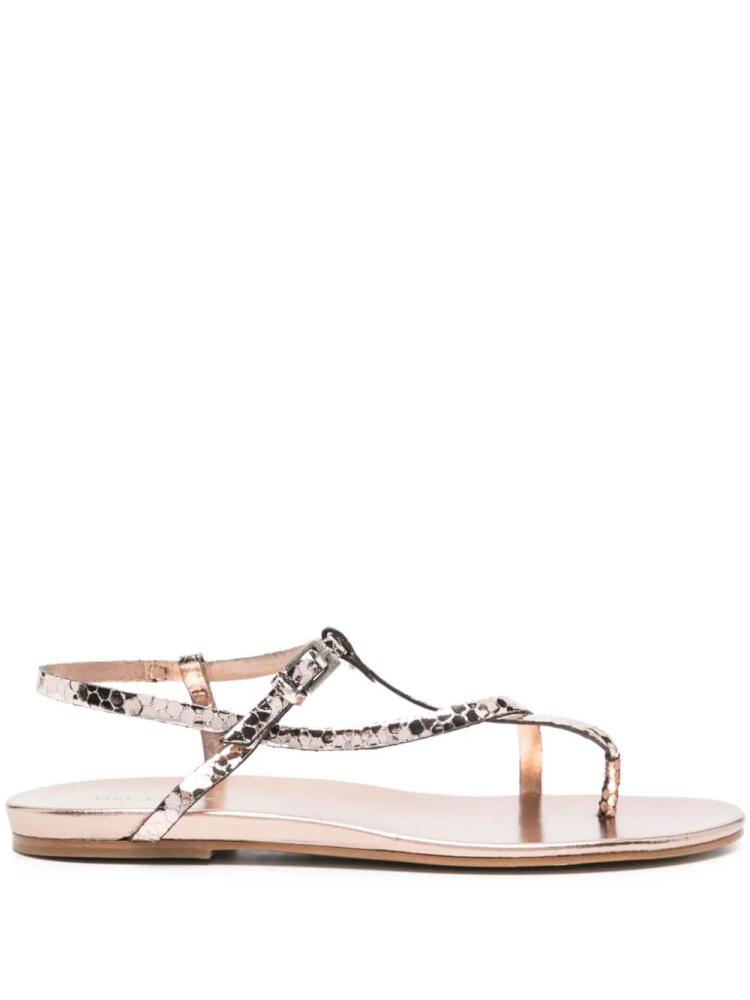 Del Carlo Viper flat sandals - Pink Cover