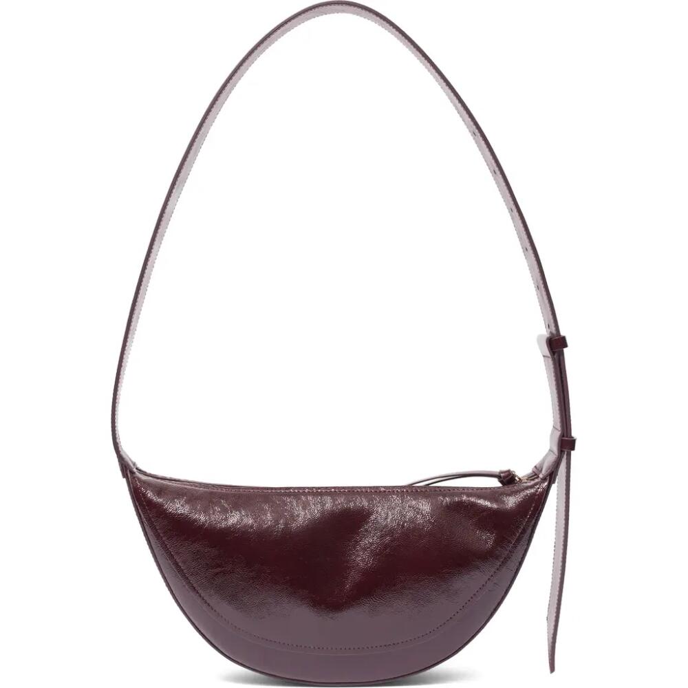 & Other Stories Crescent Shoulder Bag in Red Dark Cover