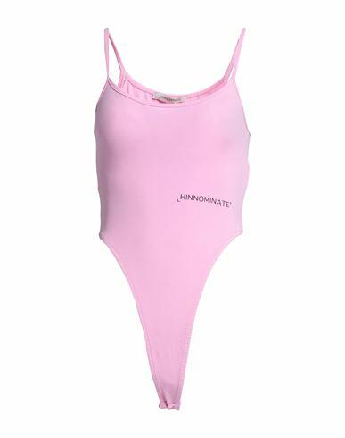 Hinnominate Woman Bodysuit Pink Cotton, Elastane Cover