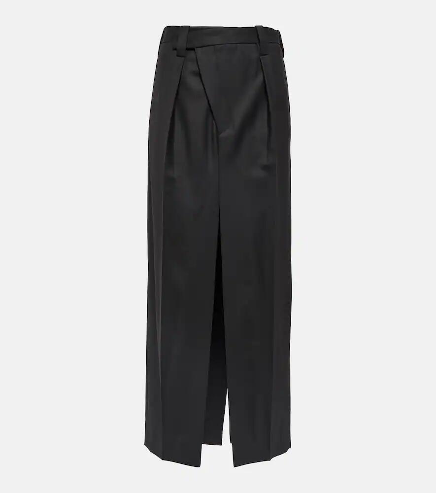 Victoria Beckham Tailored wool-blend maxi skirt Cover