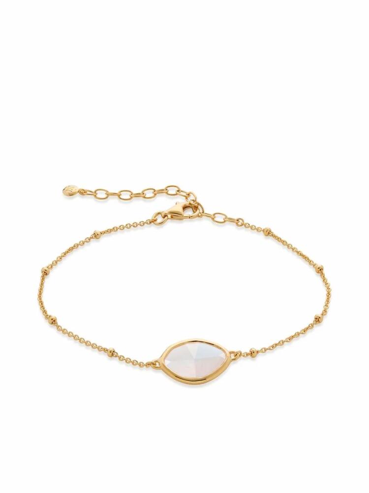 Monica Vinader moonstone petal bracelet - Gold Cover