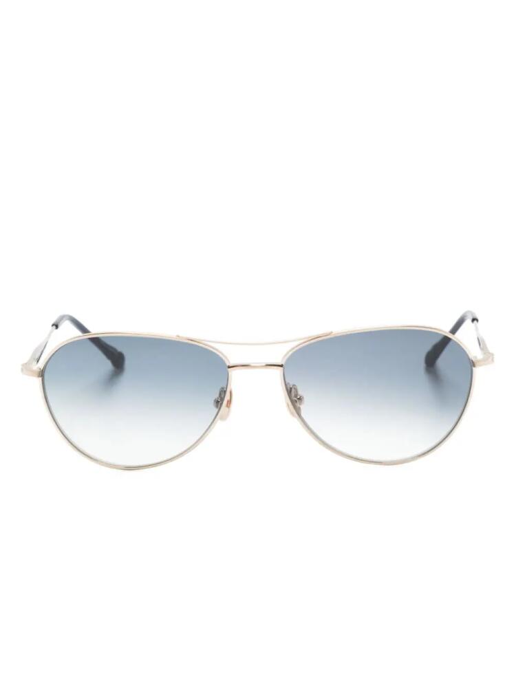 Matsuda M3139 pilot-frame sunglasses - Gold Cover