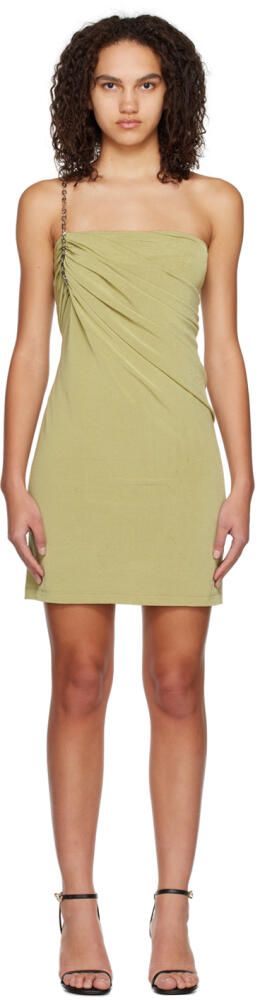 Givenchy Green Chain Minidress Cover