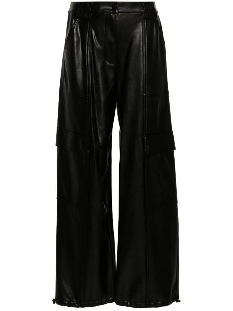 Simkhai Sofia faux-leather cargo trousers - Black Cover