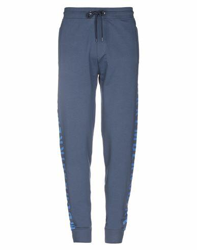 Bikkembergs Man Pants Midnight blue Cotton, Elastane Cover