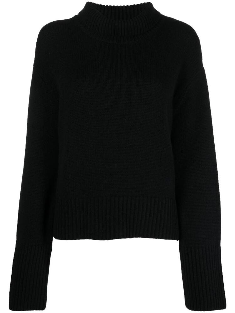 Lisa Yang cashmere roll-neck jumper - Black Cover