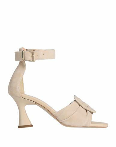 Formentini Woman Sandals Beige Soft Leather Cover