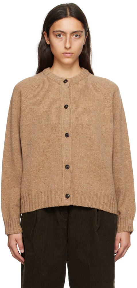 YMC Brown Atomic Cardigan Cover