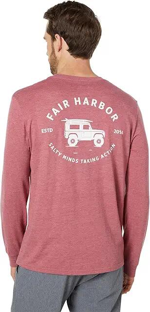 Fair Harbor The Kismet Long Sleeve Tee (Red) Men's Clothing Cover