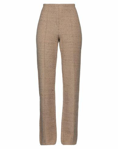 Siyu Woman Pants Beige Merino Wool, Cotton, Polyamide, Polyester Cover