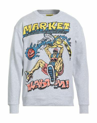 Market Slam Dunk Sketch Crewneck Sweatshirt Man Sweatshirt Light grey Cotton Cover