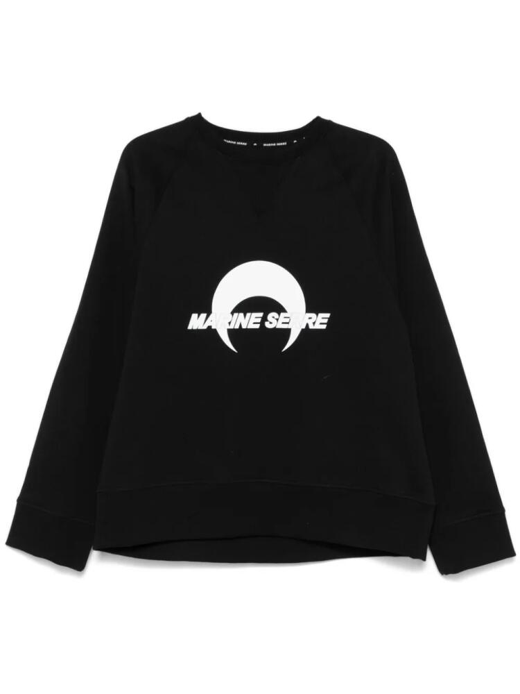 Marine Serre moon-logo sweatshirt - Black Cover