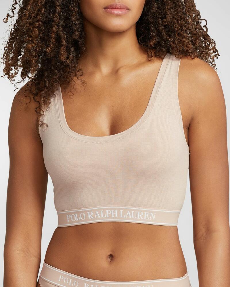 Polo Ralph Lauren Cropped Scoop-Neck Logo Tank Cover