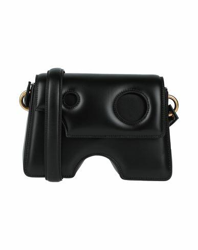 Off-white Woman Cross-body bag Black Soft Leather Cover