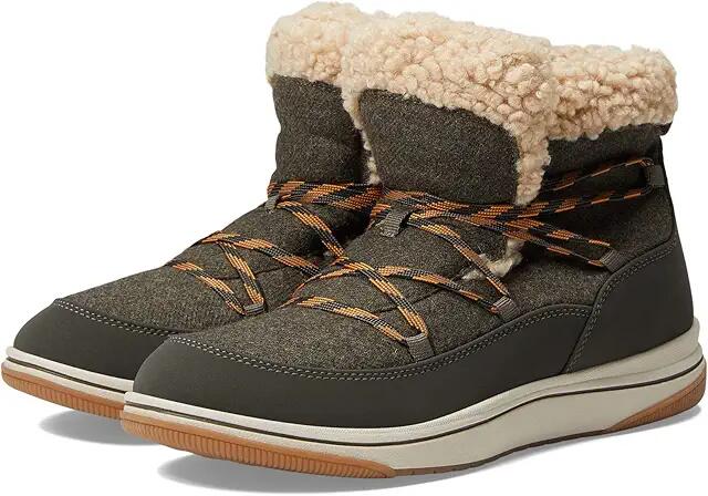 Clarks Breeze Glacier (Dark Olive Combi) Women's Boots Cover