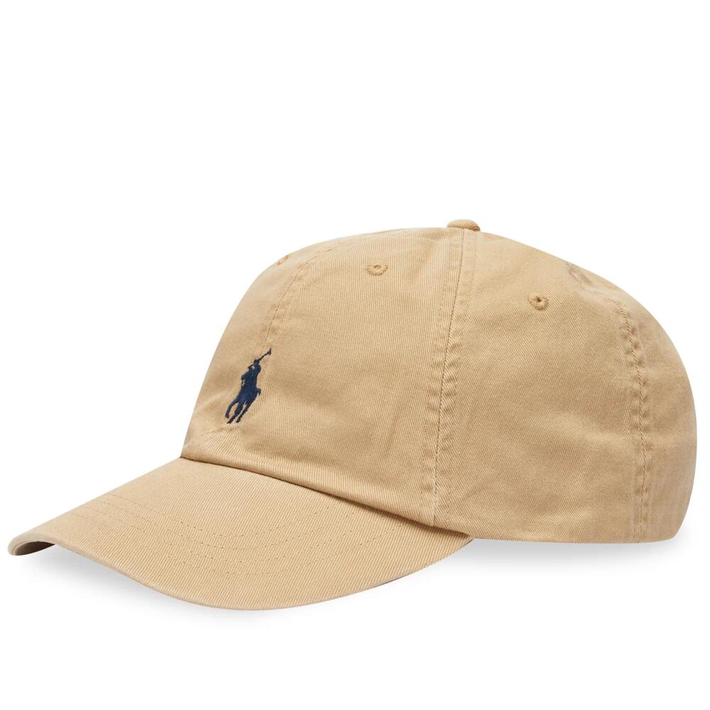 Polo Ralph Lauren Sports Cap in Luxury Tan/Newport Navy Cover