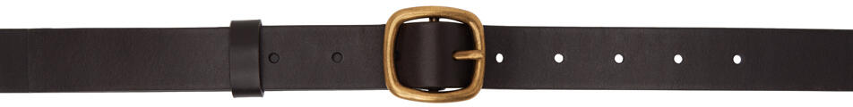 Acne Studios Brown Pin-Buckle Belt Cover