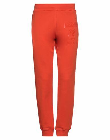 Moschino Man Pants Orange Cotton Cover