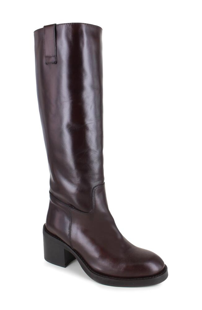 ZIGI Isle Knee High Boot in Brown Leather Cover