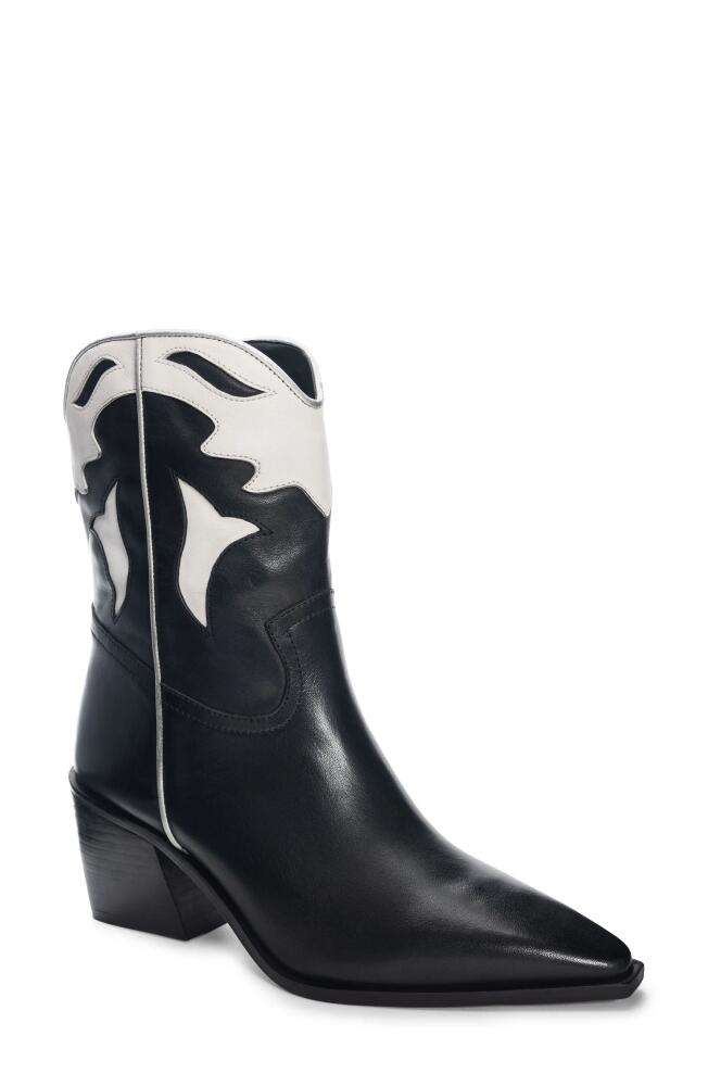 42 Gold Bartlett Two-Tone Western Boot in Black Cover