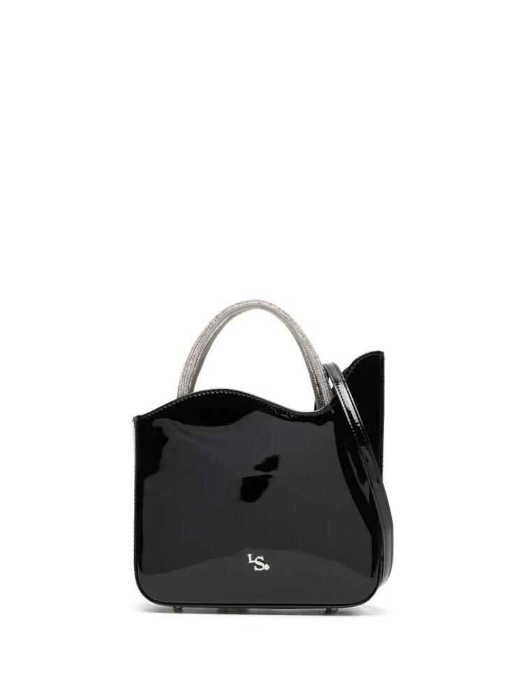 Le Silla Ivy patent-leather shoulder bag - Black Cover