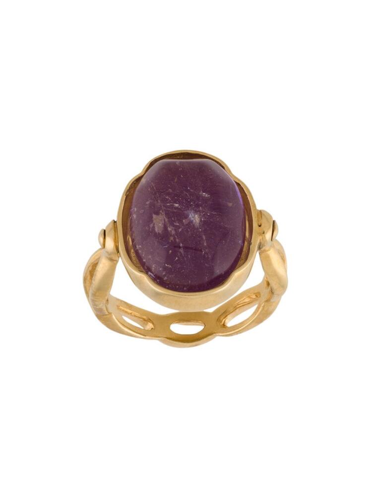 Goossens oval Cabochons ring - Purple Cover