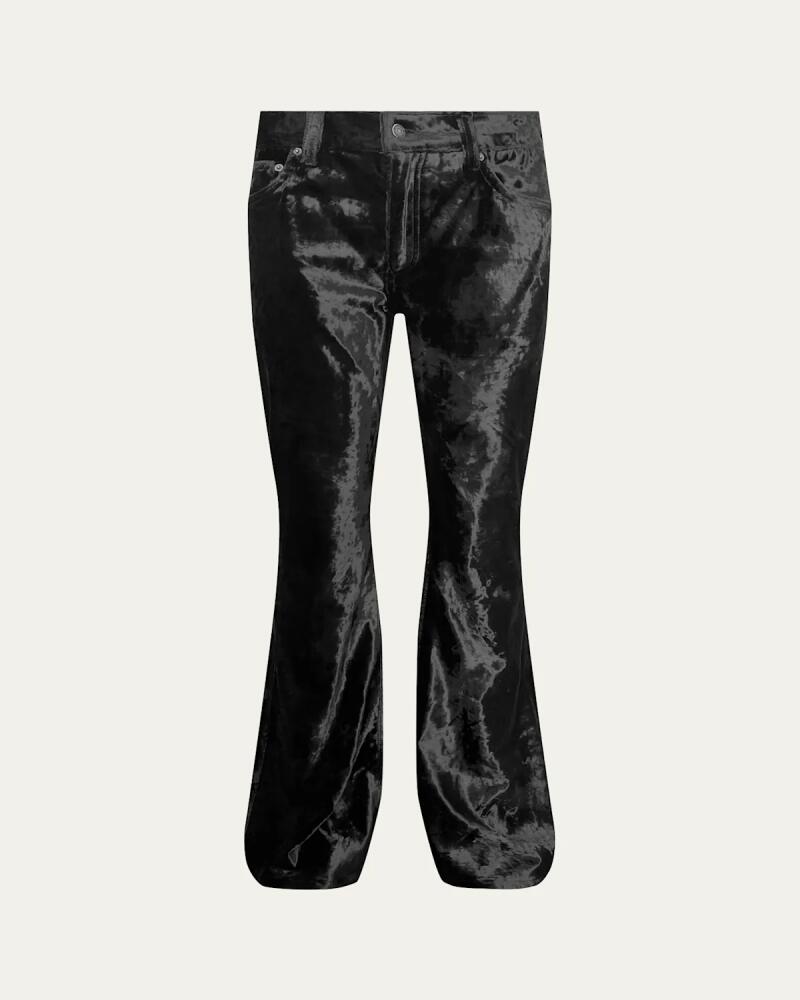 Cout De La Liberte Men's Jimmy Stretch Velvet Flare Jeans Cover