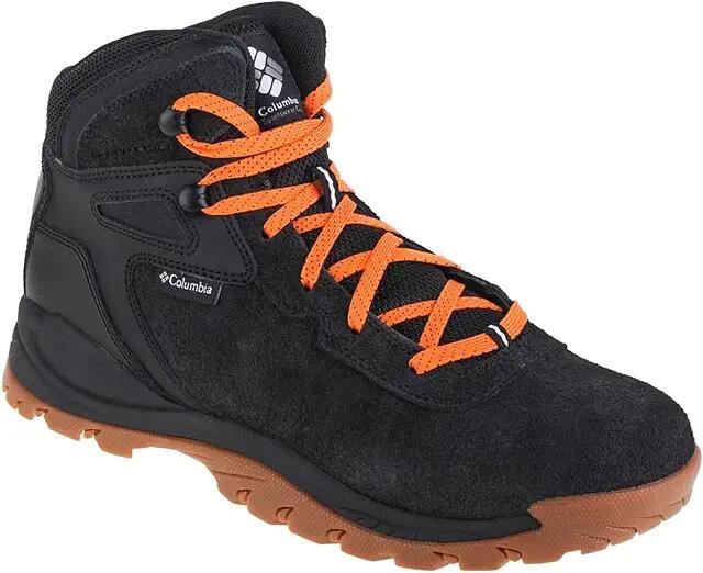 Columbia Newton Ridge BC (Black/Bright Orange) Men's Shoes Cover