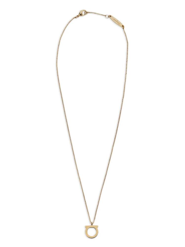 Ferragamo large Gancini pendant necklace - Gold Cover