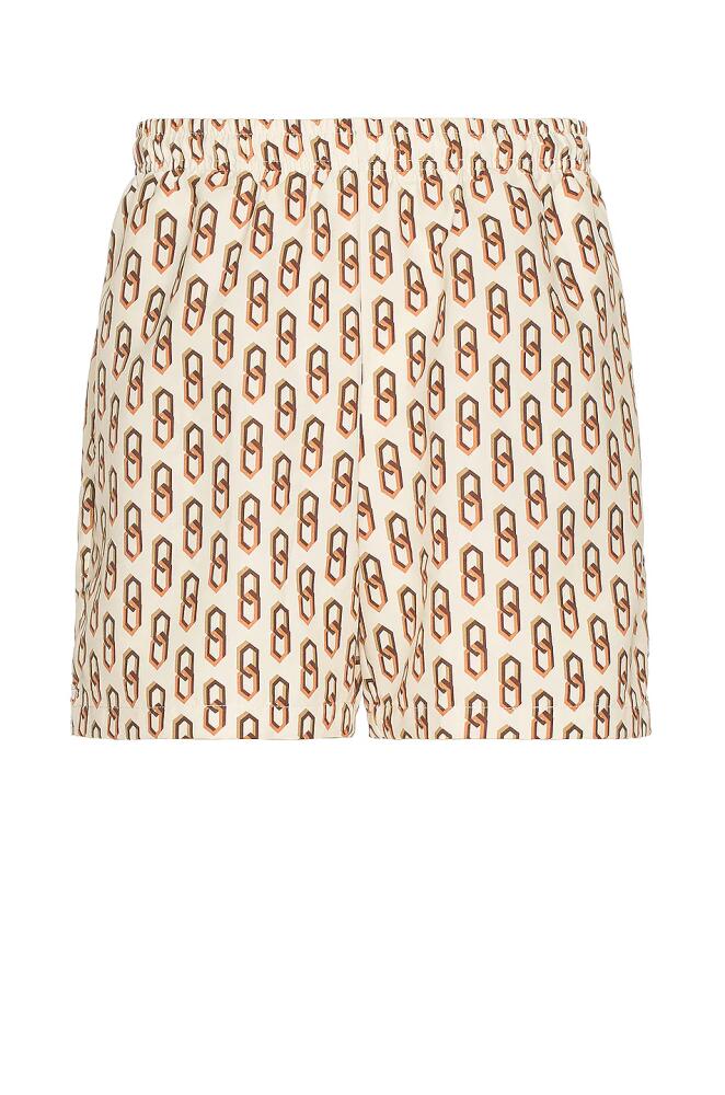 WAO The Swim Short in Cream Cover