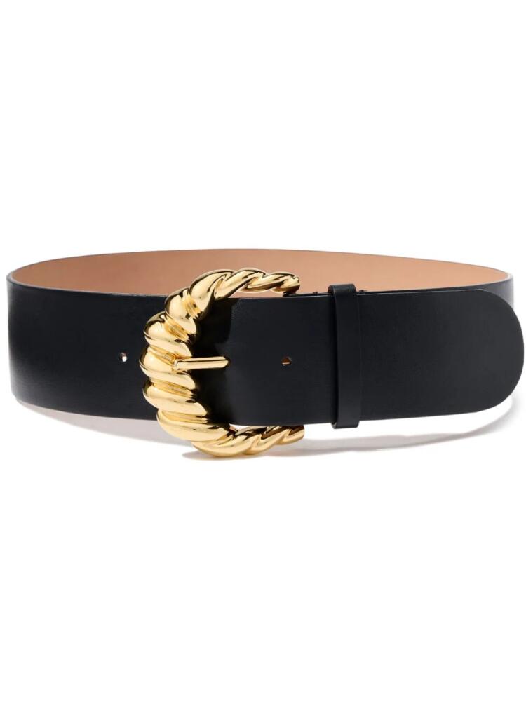 Carolina Herrera Door Knocker buckle belt - Black Cover