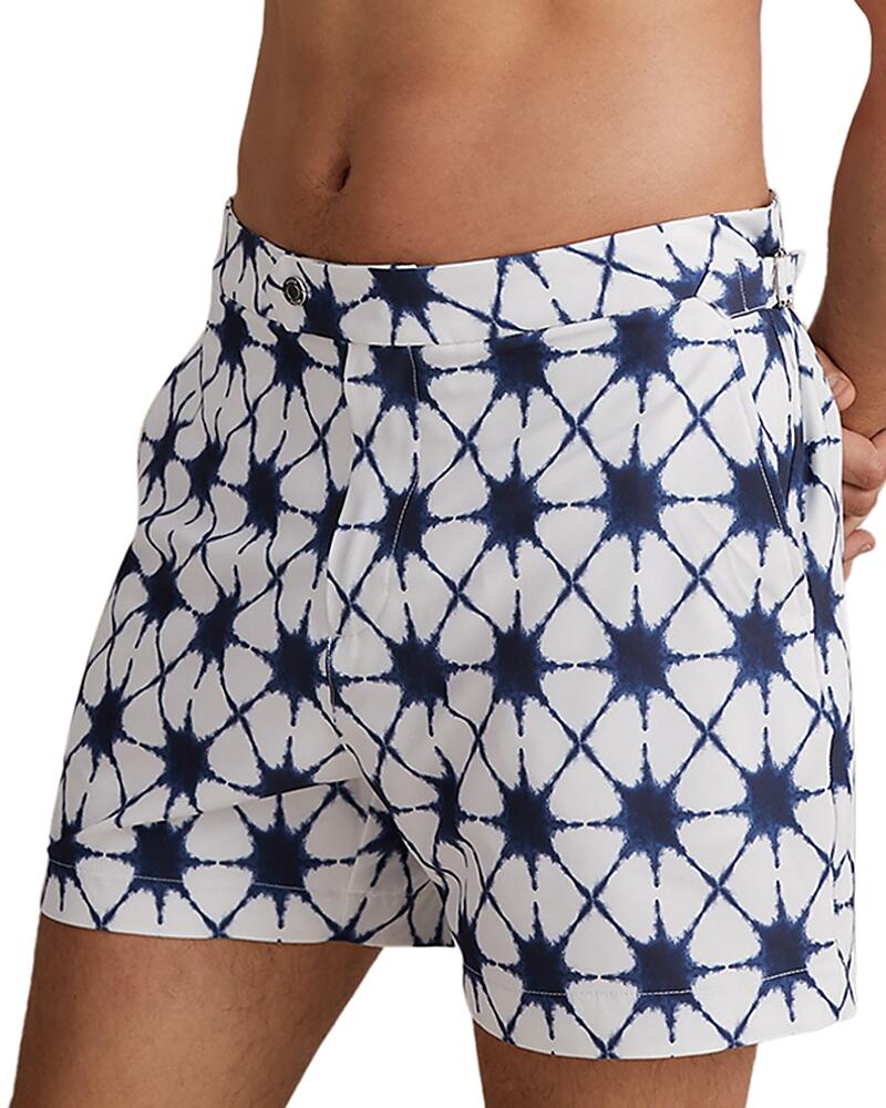 Reiss California Printed Regular Fit Swim Trunks Cover