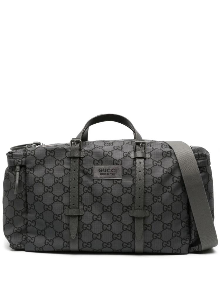 Gucci maxi GG Supreme-print holdall - Grey Cover