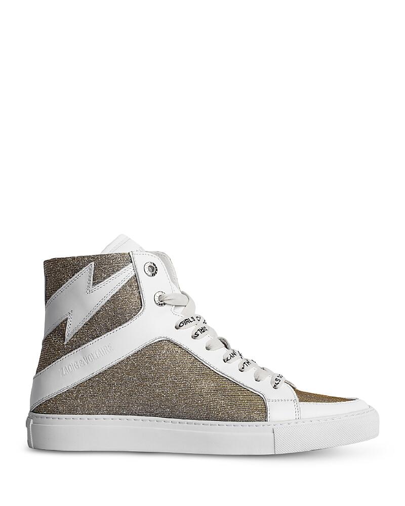 Zadig & Voltaire Women's ZV1747 Flash Glitter High Top Sneakers Cover